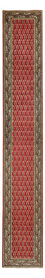 Tapis de couloir Tapis persan - Tabriz - 460 x 73 cm - rouge