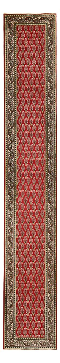 Tapis de couloir Tapis persan - Tabriz - 460 x 73 cm - rouge
