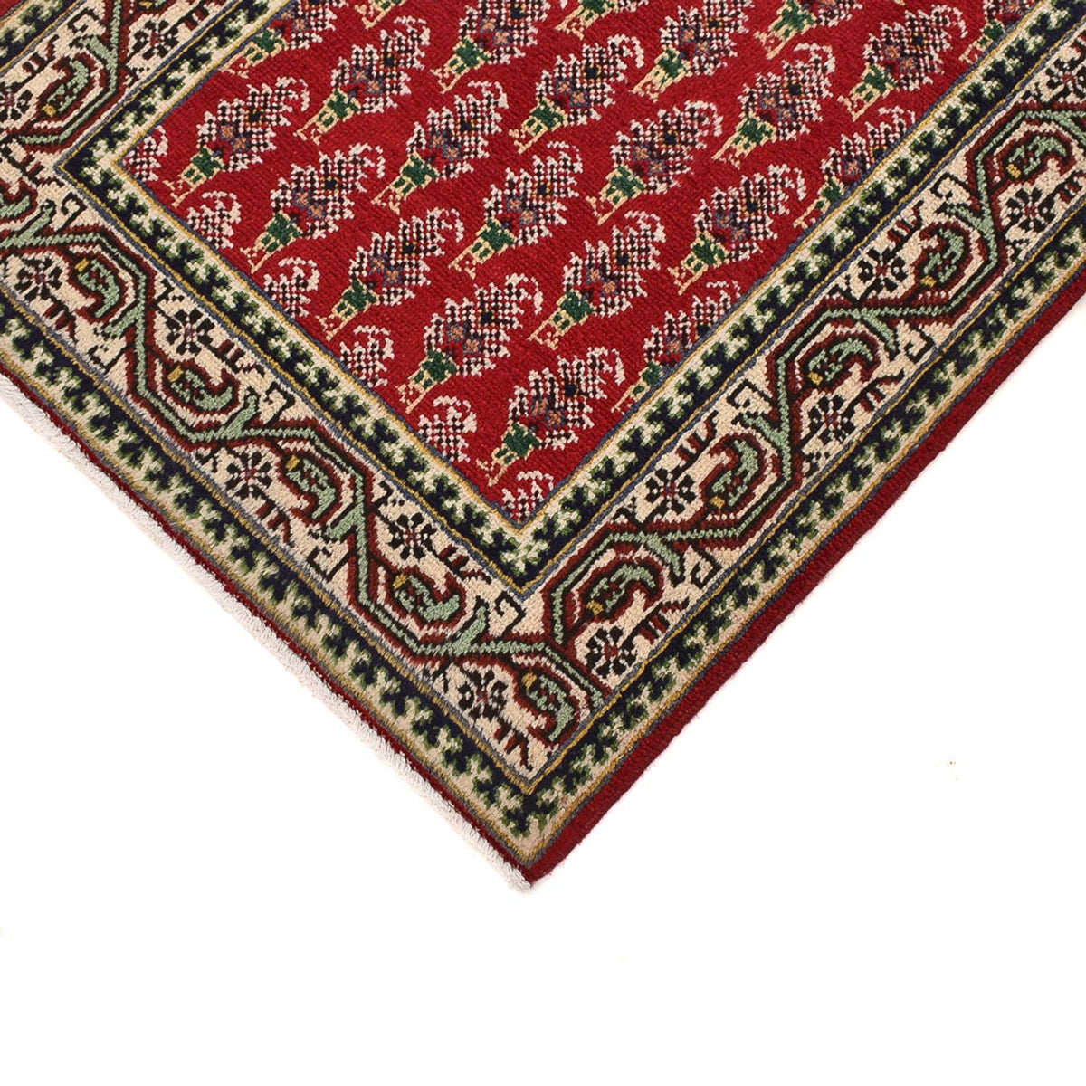 Tapis de couloir Tapis persan - Tabriz - 460 x 73 cm - rouge