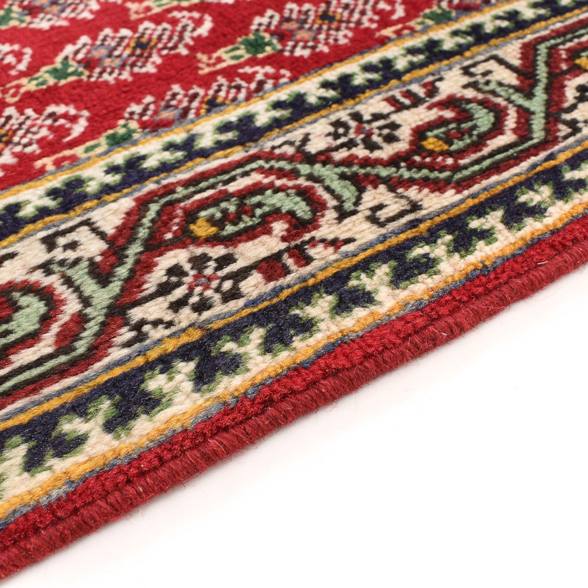 Tapis de couloir Tapis persan - Tabriz - 460 x 73 cm - rouge