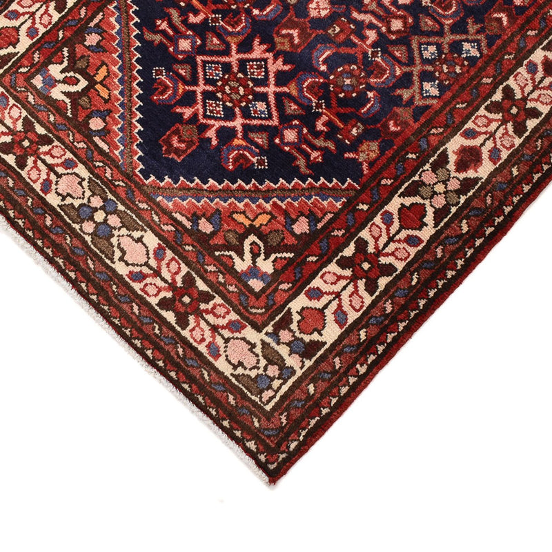 Tapis de couloir Tapis persan - Nomadic - 419 x 88 cm - rouge bordeaux