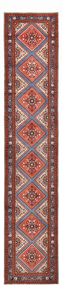 Tapis de couloir Tapis persan - Nomadic - 386 x 78 cm - rouge clair