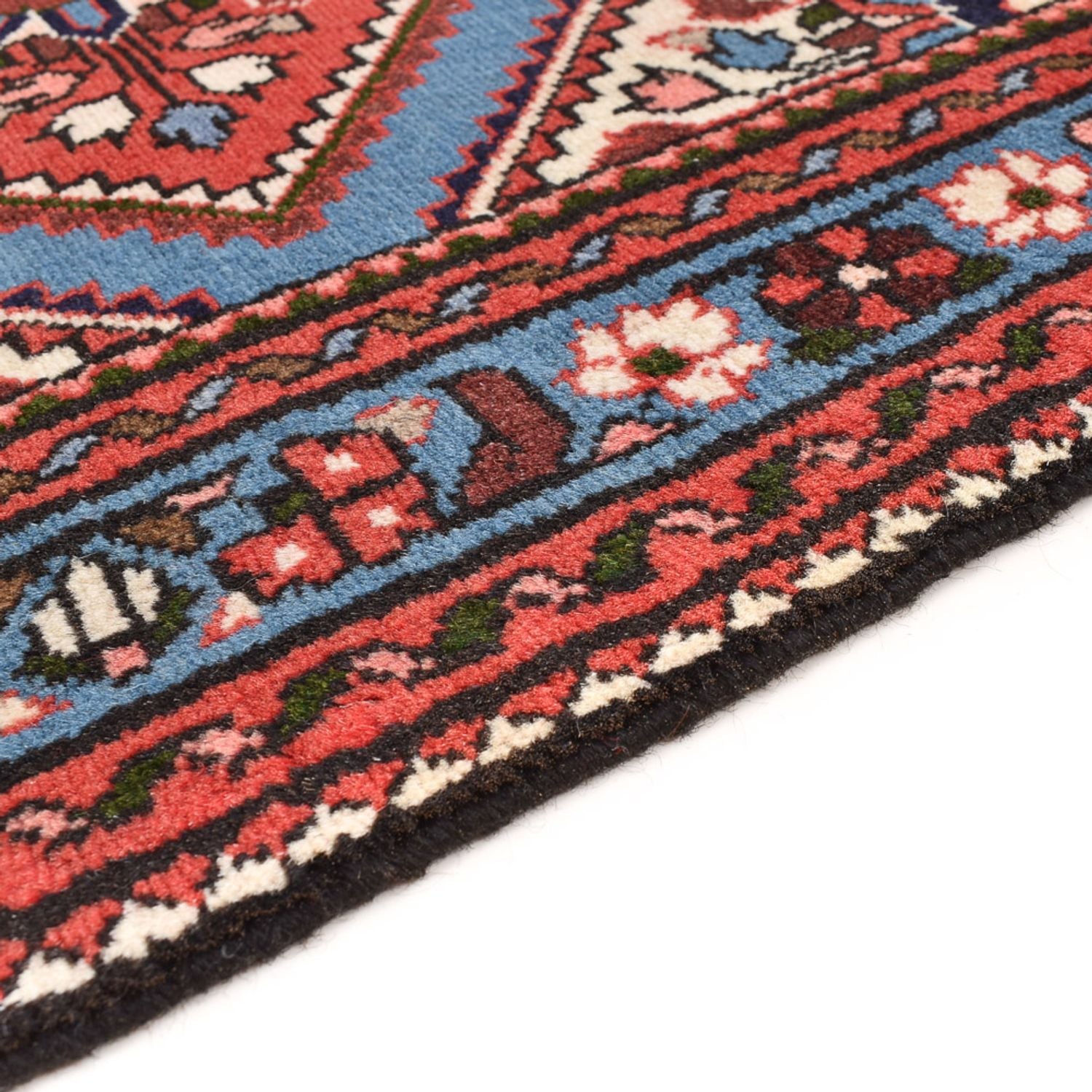 Tapis de couloir Tapis persan - Nomadic - 386 x 78 cm - rouge clair