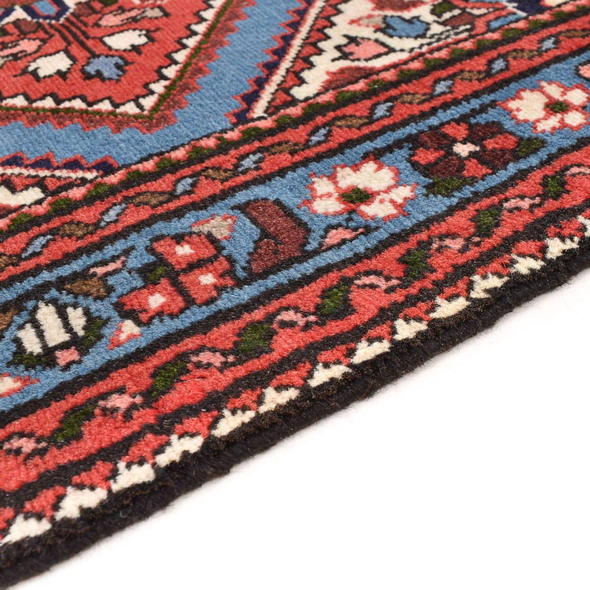 Tapis de couloir Tapis persan - Nomadic - 386 x 78 cm - rouge clair