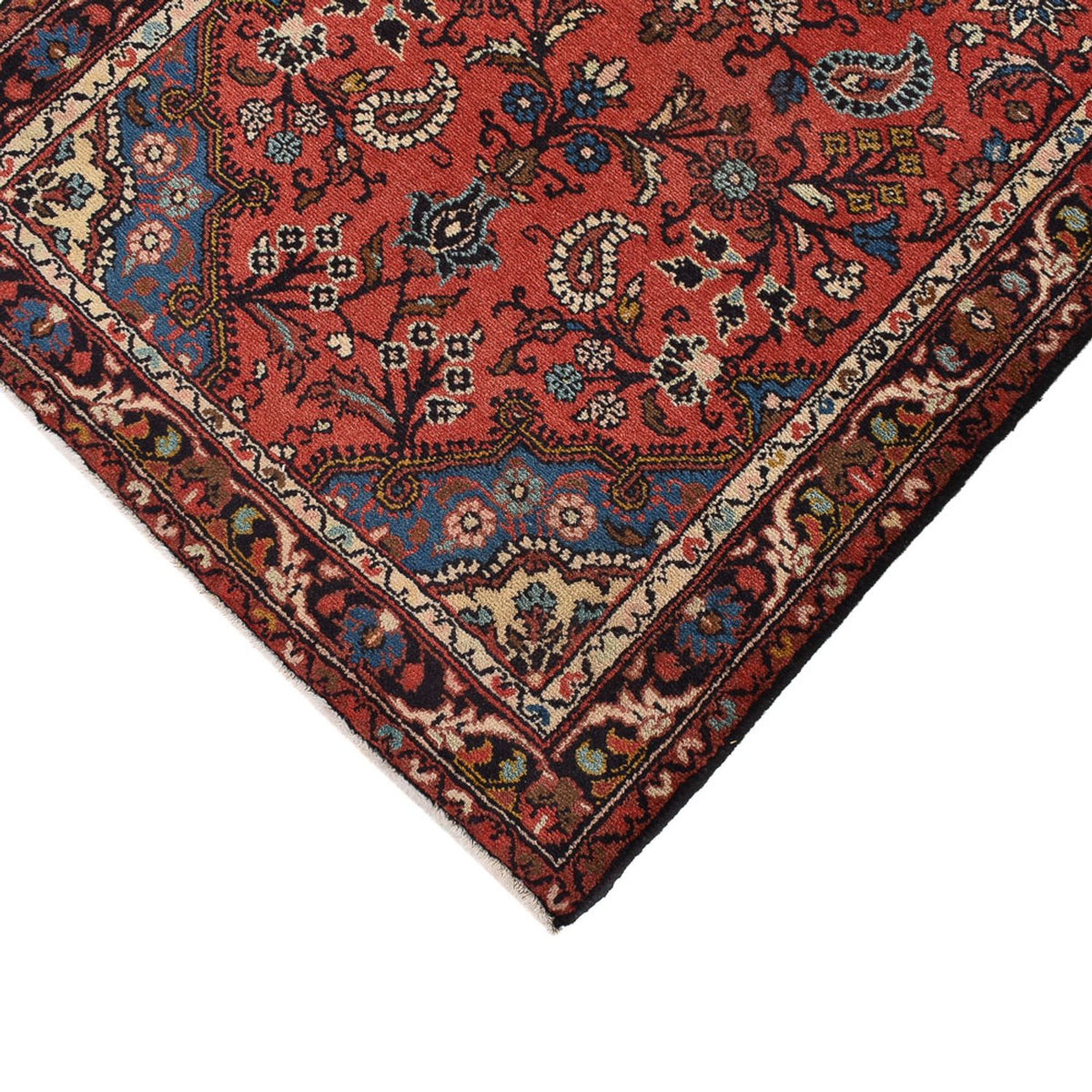 Tapis de couloir Tapis persan - Nomadic - 420 x 78 cm - rouge