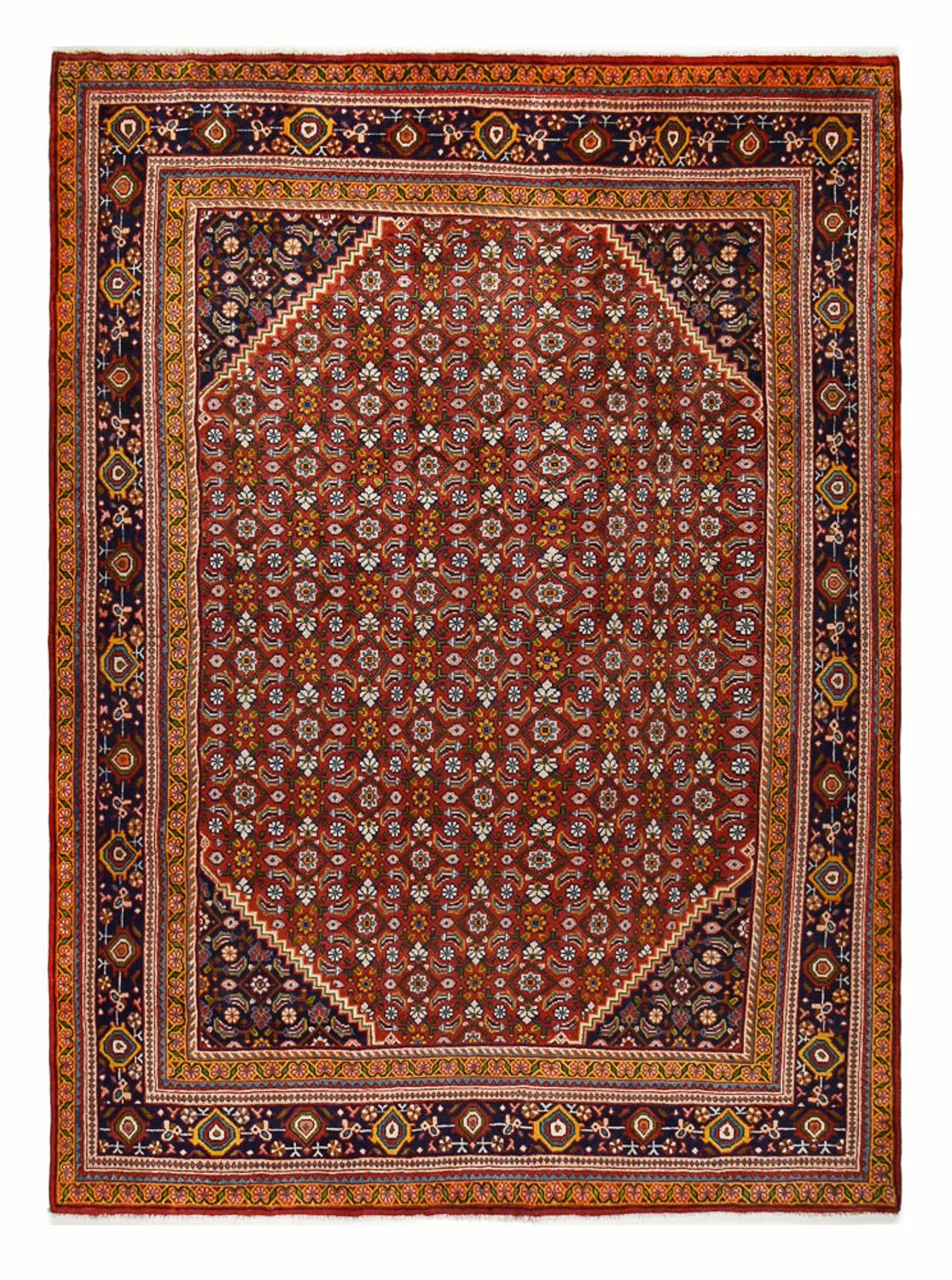 Tapis persan - Classique - 365 x 272 cm - rouge foncé
