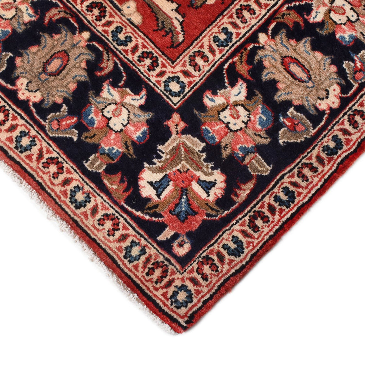 Tapis de couloir Tapis persan - Nomadic - 400 x 161 cm - rouge