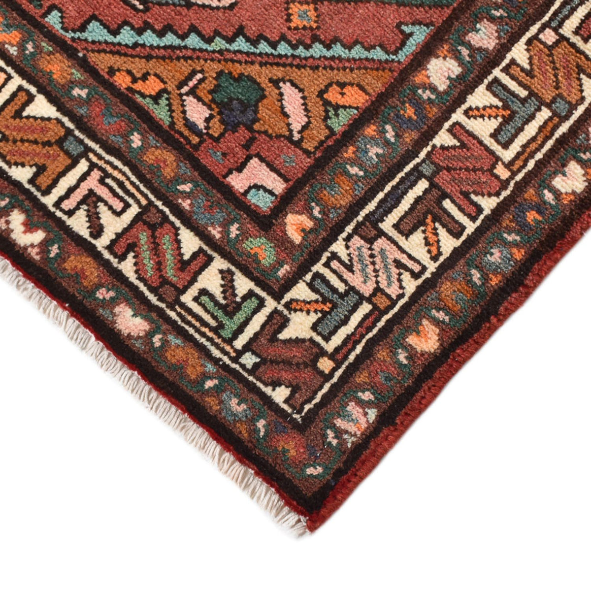Tapis persan - Nomadic - 163 x 100 cm - rouge foncé