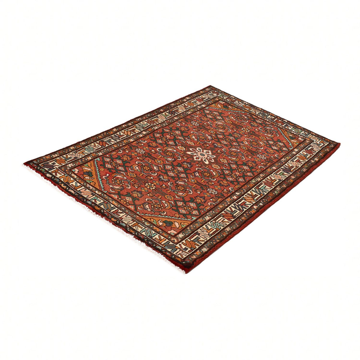 Tapis persan - Nomadic - 163 x 100 cm - rouge foncé