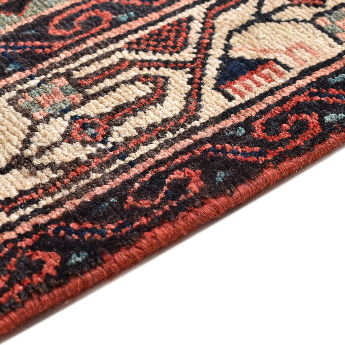 Tapis persan - Nomadic - 152 x 103 cm - rouge clair
