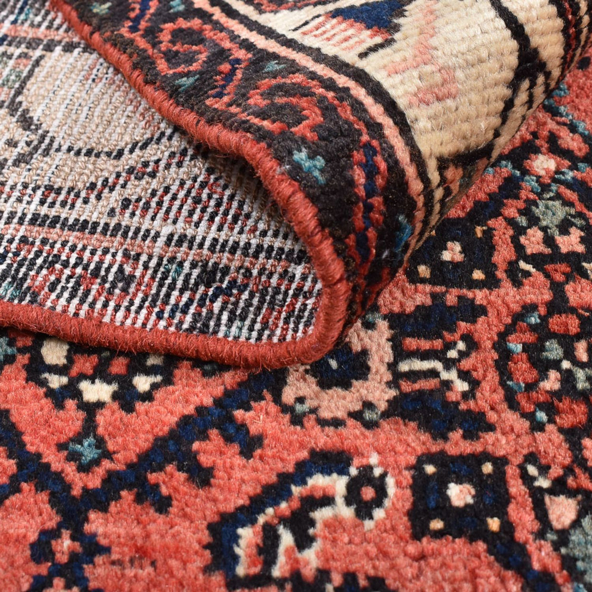 Tapis persan - Nomadic - 152 x 103 cm - rouge clair