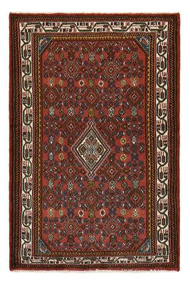 Tapis persan - Nomadic - 150 x 99 cm - rouge foncé