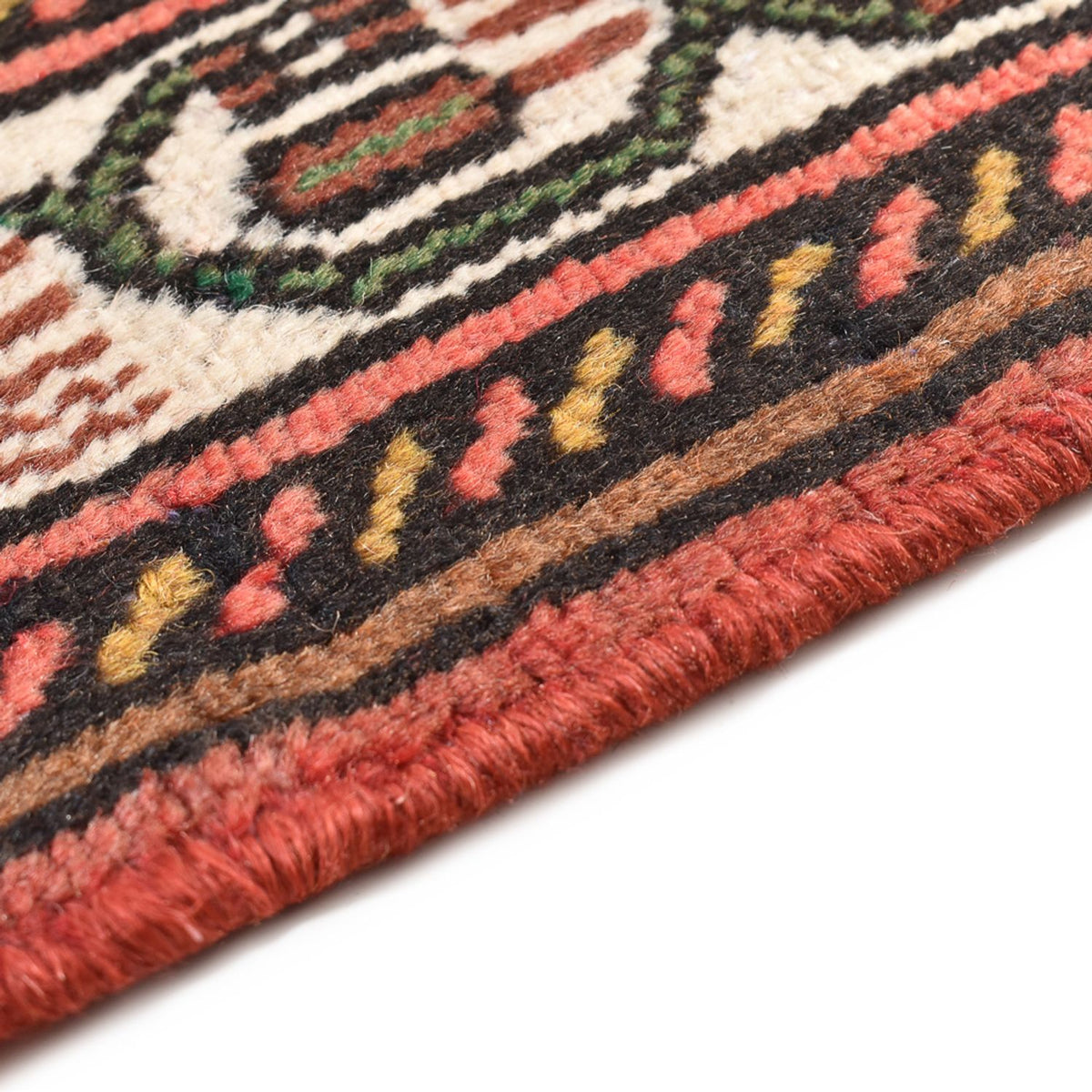 Tapis persan - Nomadic - 150 x 99 cm - rouge foncé