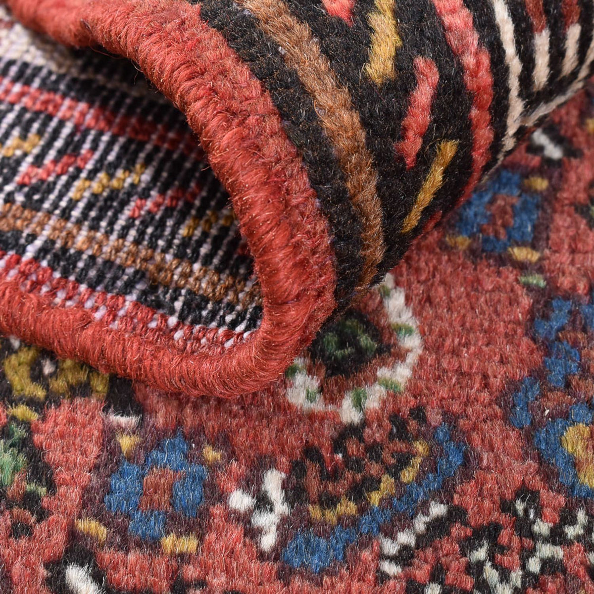 Tapis persan - Nomadic - 150 x 99 cm - rouge foncé