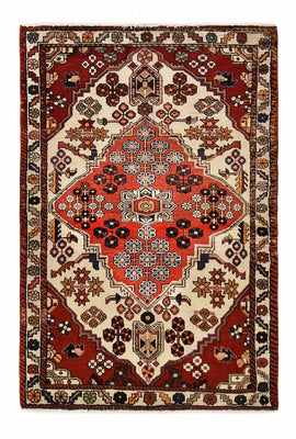 Tapis persan - Nomadic - 154 x 101 cm - rouge