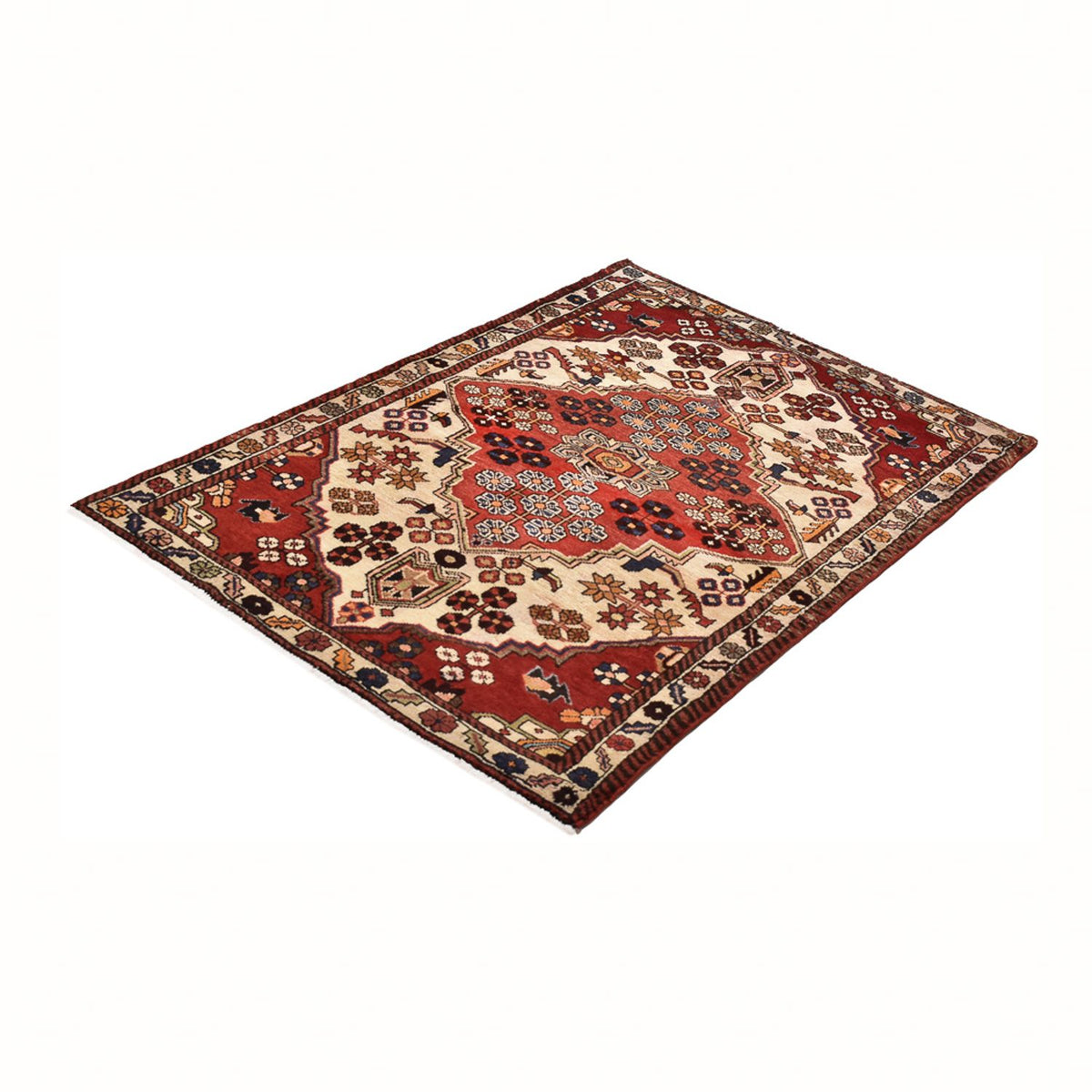 Tapis persan - Nomadic - 154 x 101 cm - rouge