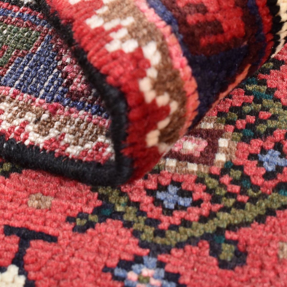 Tapis persan - Nomadic - 151 x 99 cm - rouge