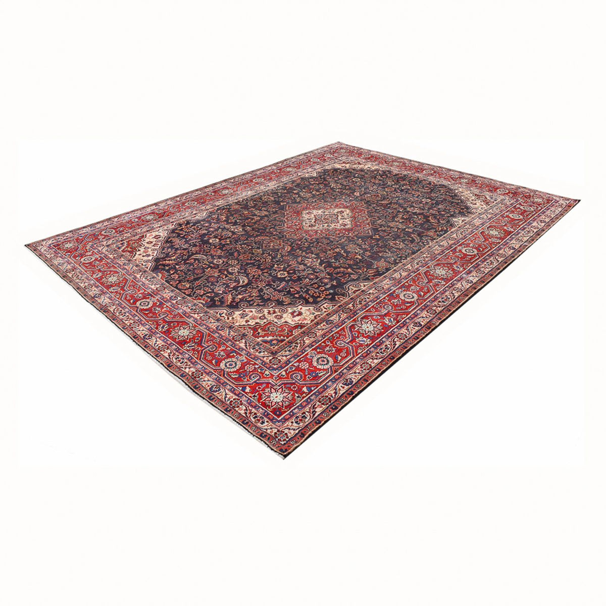 Tapis persan - Nomadic - 332 x 223 cm - rouge clair