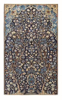 Tapis persan - Classique - 240 x 139 cm - bleu foncé