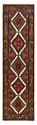Tapis de couloir Tapis persan - Nomadic - 292 x 75 cm - rouge foncé
