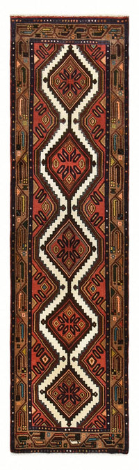 Tapis de couloir Tapis persan - Nomadic - 292 x 75 cm - rouge foncé