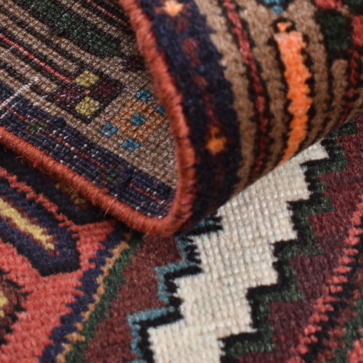 Tapis de couloir Tapis persan - Nomadic - 292 x 75 cm - rouge foncé