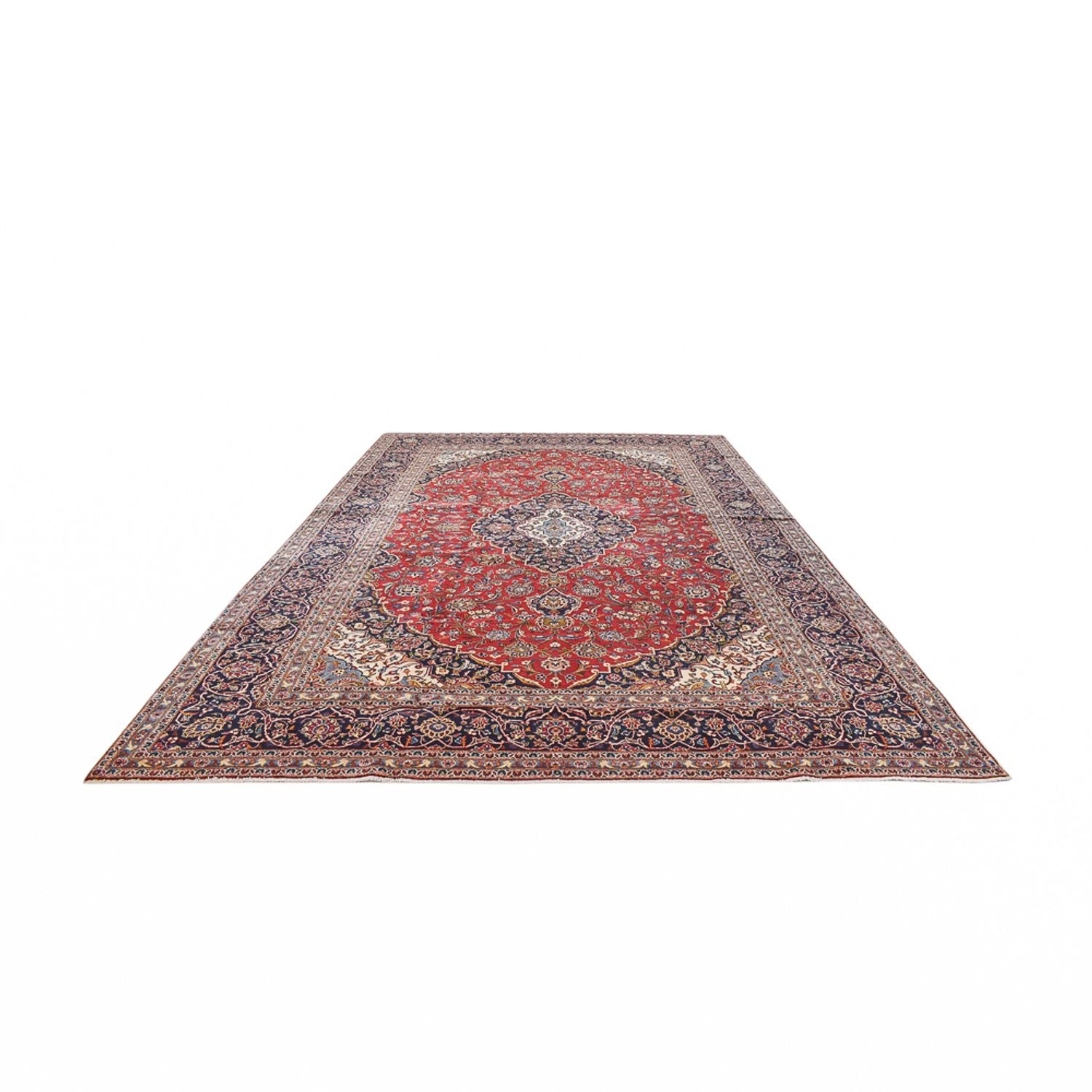 Tapis persan - Keshan - 470 x 298 cm - rouge