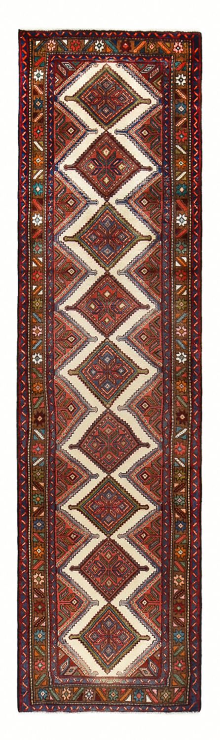 Tapis de couloir Tapis persan - Nomadic - 321 x 86 cm - rouge foncé