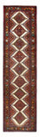 Tapis de couloir Tapis persan - Nomadic - 321 x 86 cm - rouge foncé