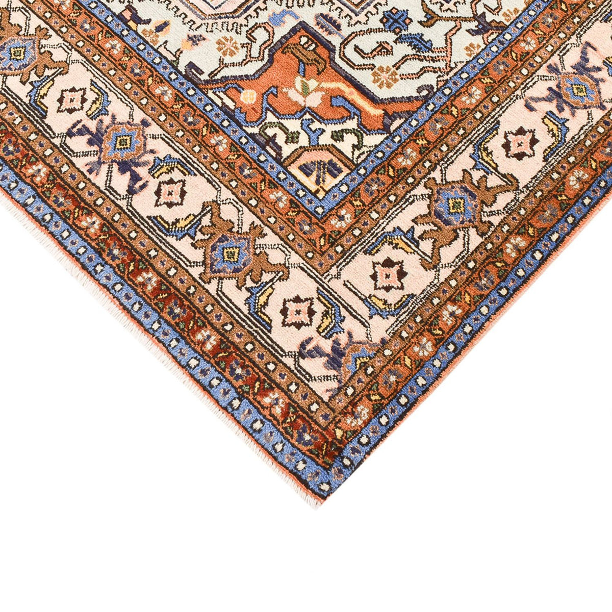 Tapis persan - Nomadic - 193 x 140 cm - multicolore