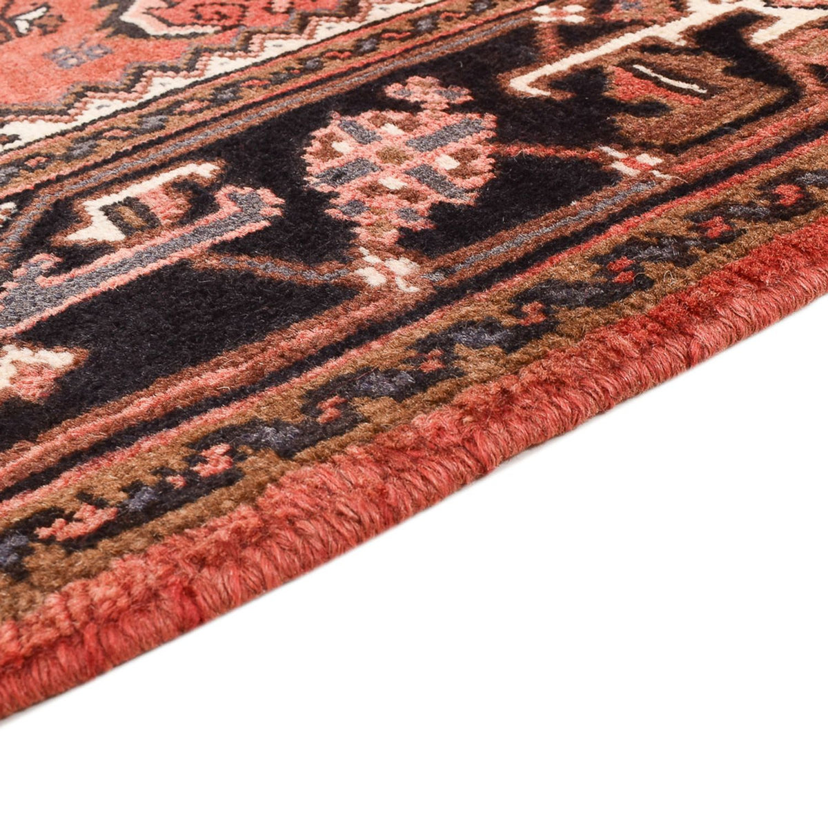 Tapis persan - Nomadic - 205 x 156 cm - rouge clair