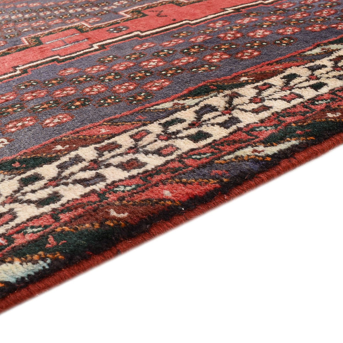 Tapis persan - Nomadic - 241 x 180 cm - rouille