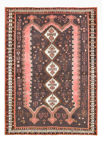 Tapis persan - Nomadic - 237 x 169 cm - gris clair