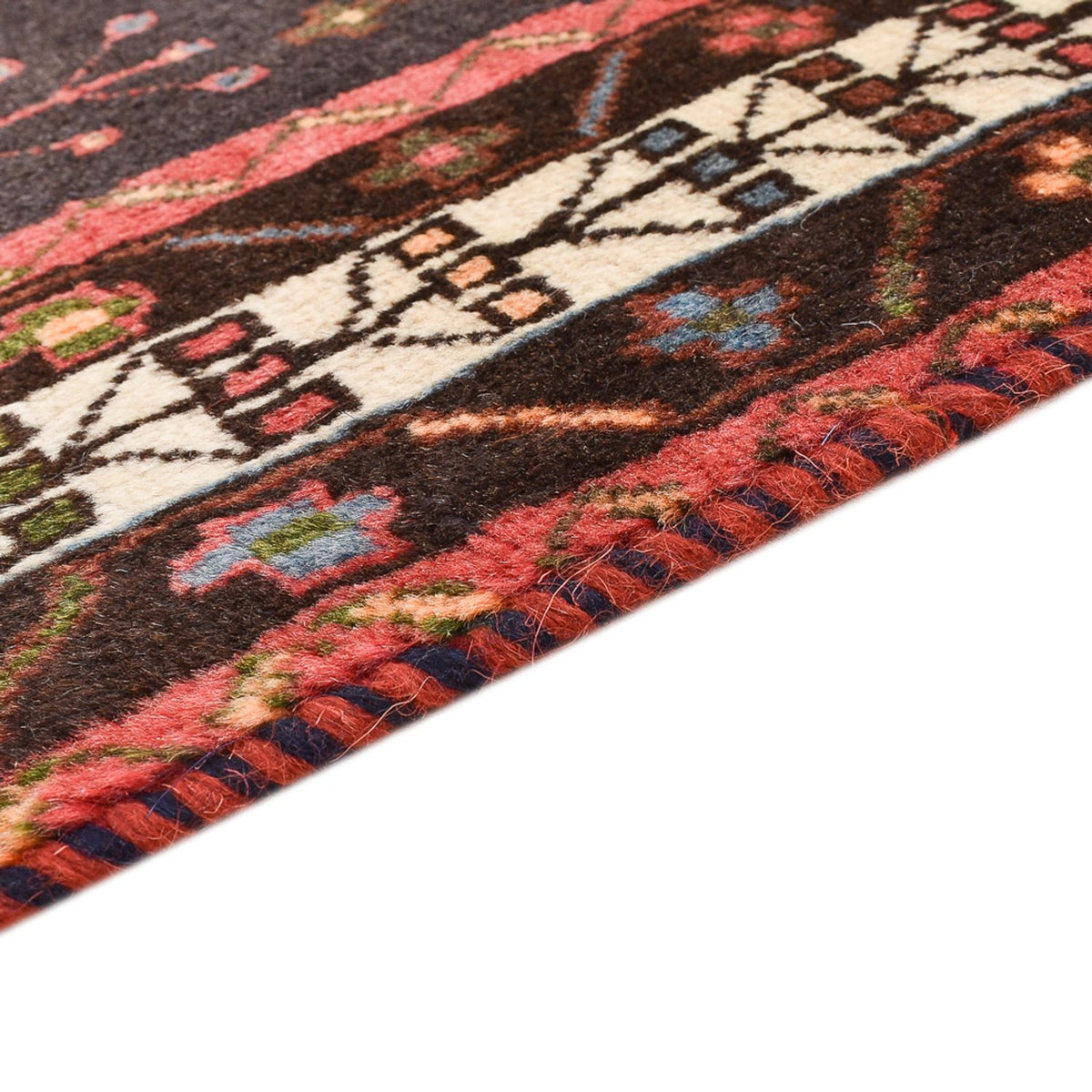 Tapis persan - Nomadic - 237 x 169 cm - gris clair