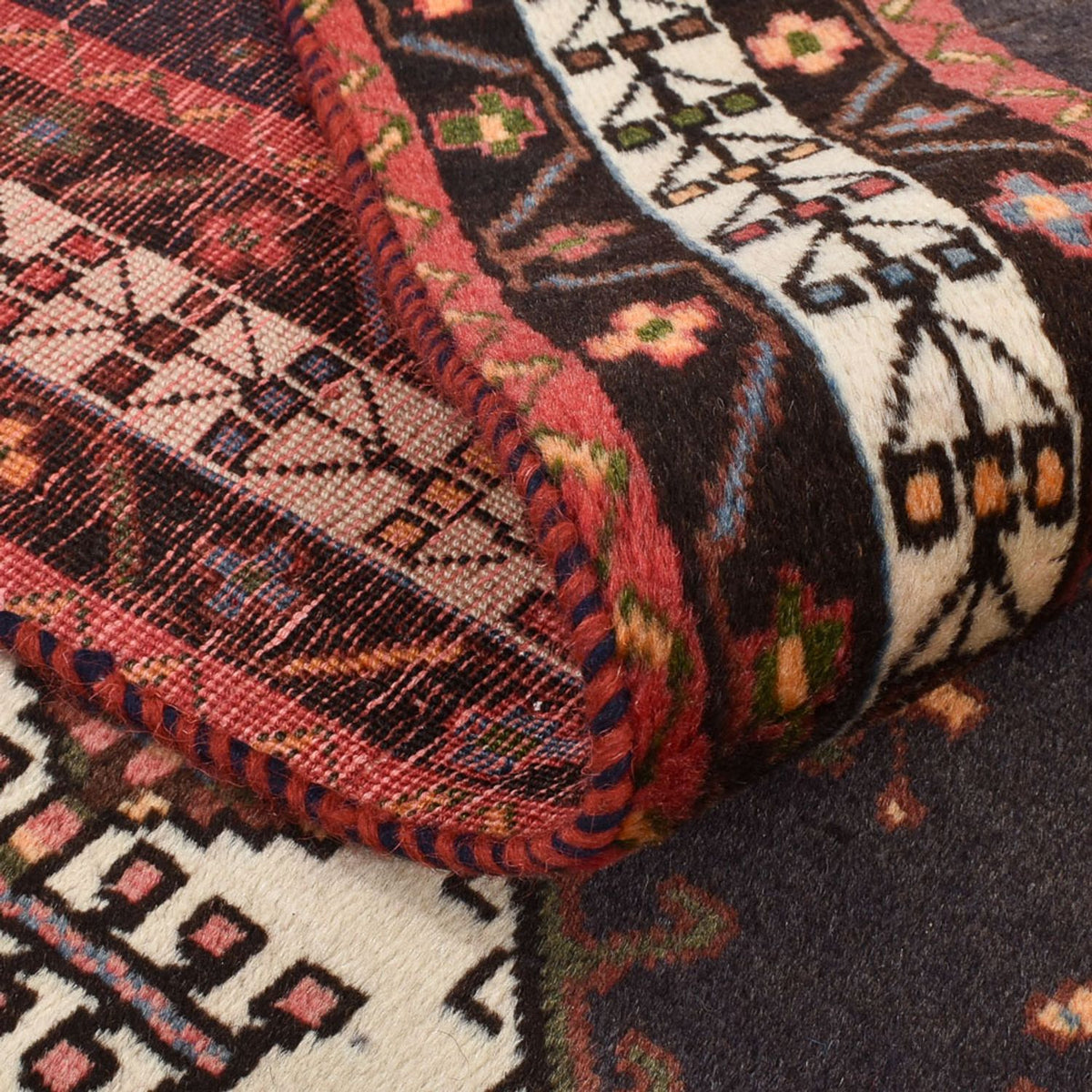 Tapis persan - Nomadic - 237 x 169 cm - gris clair