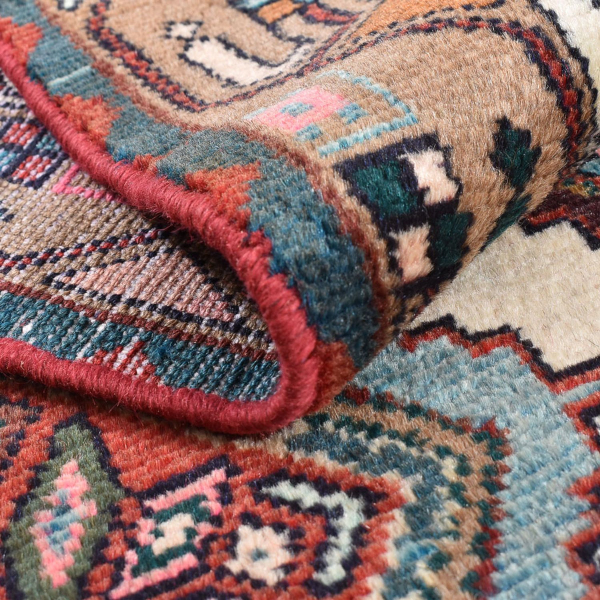 Tapis de couloir Tapis persan - Nomadic - 285 x 78 cm - multicolore