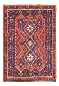 Tapis persan - Nomadic - 246 x 159 cm - rouille