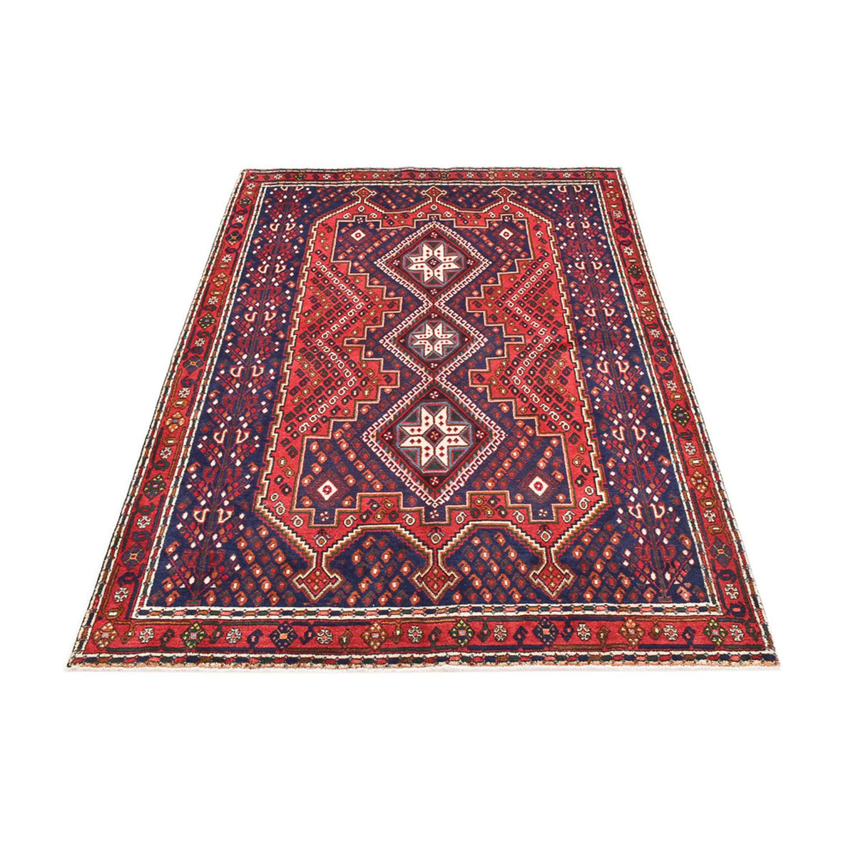 Tapis persan - Nomadic - 246 x 159 cm - rouille