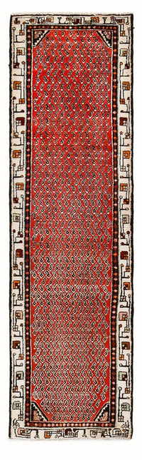 Tapis de couloir Tapis persan - Nomadic - 260 x 70 cm - rouge