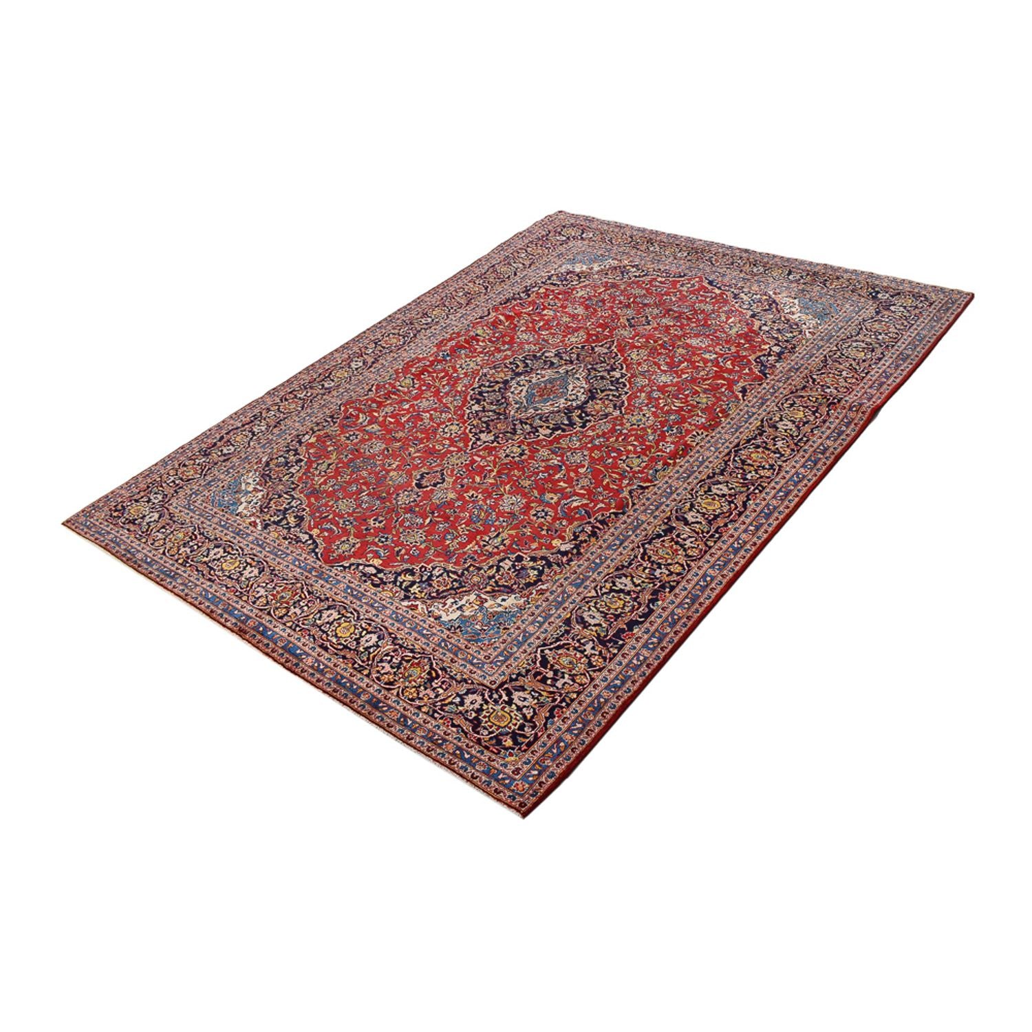 Tapis persan - Keshan - 411 x 293 cm - rouge