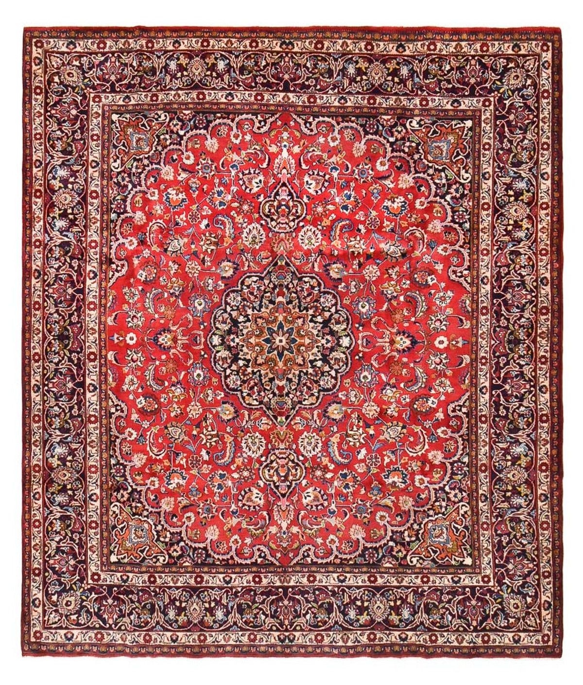 Tapis persan - Classique - 341 x 294 cm - rouge