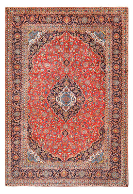 Tapis persan - Keshan - 422 x 296 cm - rouge