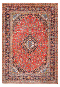 Tapis persan - Keshan - 422 x 296 cm - rouge