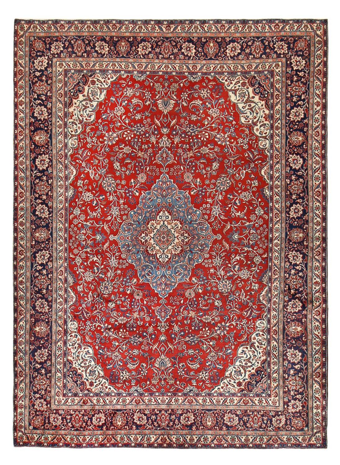 Tapis persan - Nomadic - 366 x 268 cm - rouge