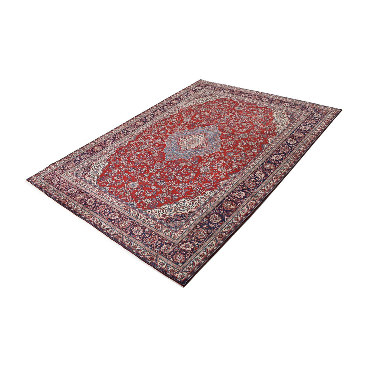Tapis persan - Nomadic - 366 x 268 cm - rouge