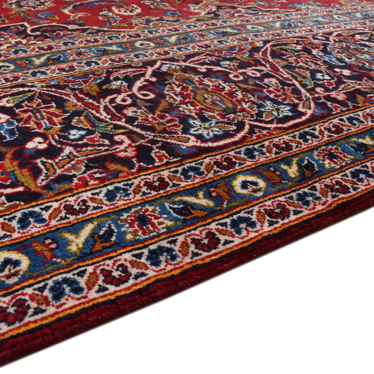 Tapis persan - Keshan - 395 x 288 cm - rouge