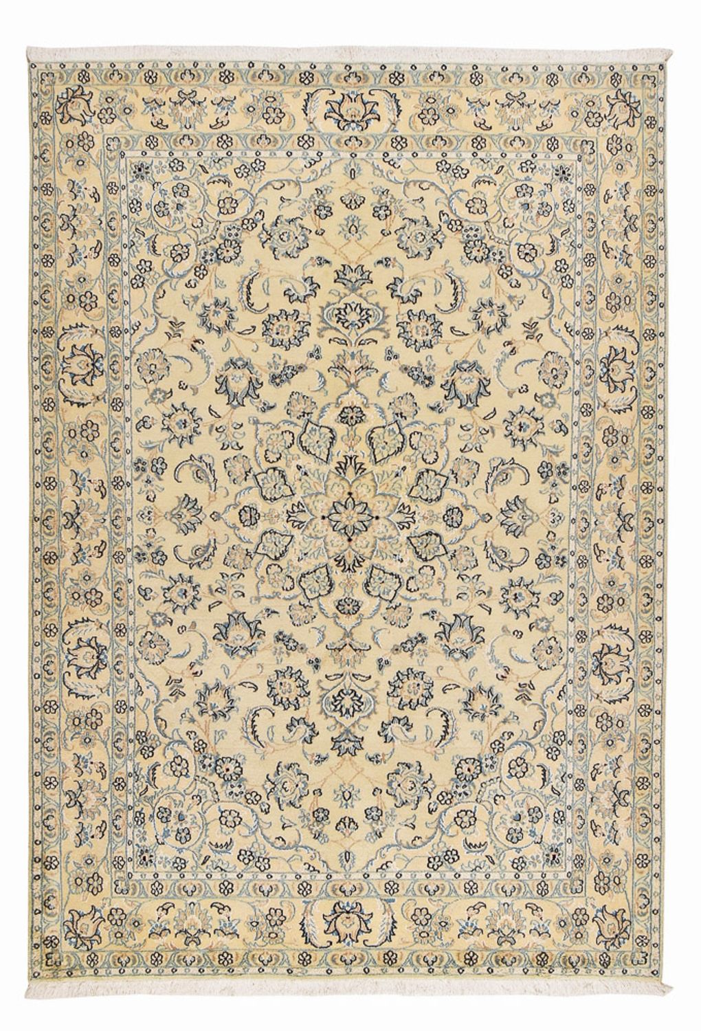 Tapis persan - Nain - 286 x 198 cm - sable