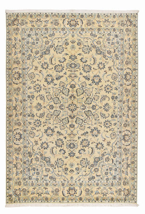 Tapis persan - Nain - 286 x 198 cm - sable