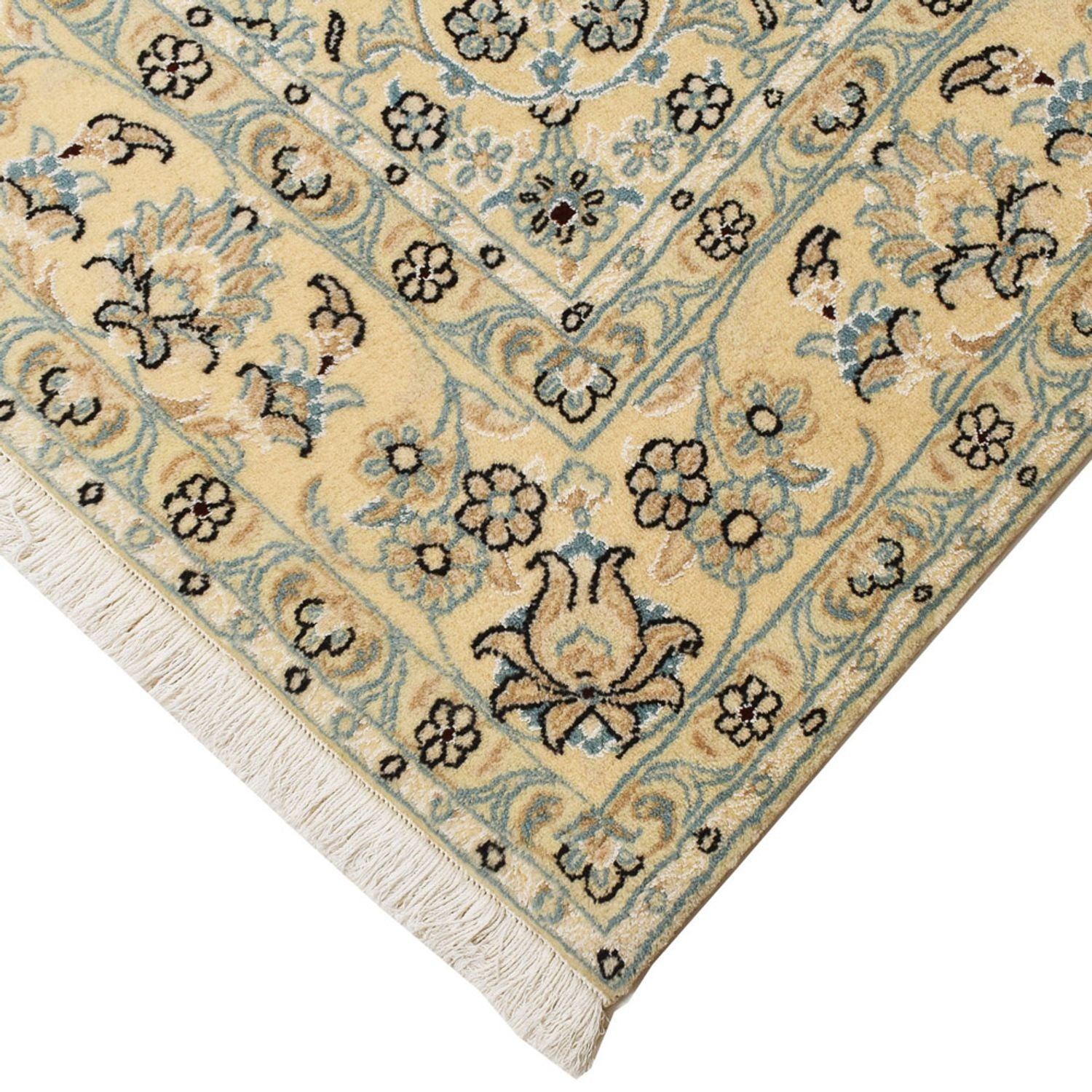 Tapis persan - Nain - 286 x 198 cm - sable