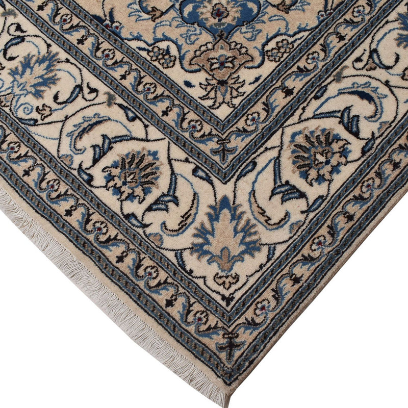 Tapis persan - Nain - 303 x 192 cm - beige